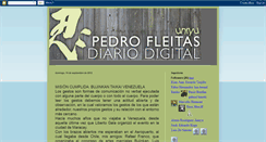 Desktop Screenshot of diariodigitaldepedrofleitas.blogspot.com