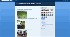 Desktop Screenshot of concienciamaritima.blogspot.com