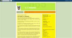 Desktop Screenshot of cfmiravet.blogspot.com