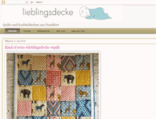 Tablet Screenshot of lieblingsdecke.blogspot.com