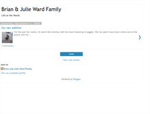 Tablet Screenshot of bjwardfamily.blogspot.com