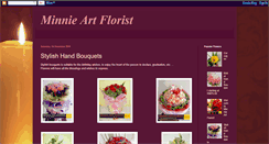 Desktop Screenshot of minnieartflorist.blogspot.com