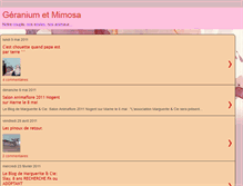 Tablet Screenshot of graniumetmimosa.blogspot.com
