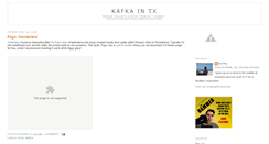 Desktop Screenshot of kafkaintx.blogspot.com