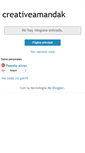 Mobile Screenshot of creativeamandak.blogspot.com