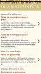 Mobile Screenshot of ocamatematica.blogspot.com