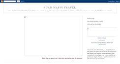 Desktop Screenshot of juanmasiaclavel.blogspot.com
