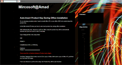 Desktop Screenshot of mircosoft-amad.blogspot.com