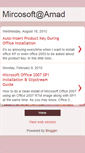 Mobile Screenshot of mircosoft-amad.blogspot.com