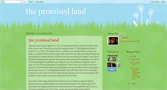 Desktop Screenshot of andrea-thepromisedland.blogspot.com