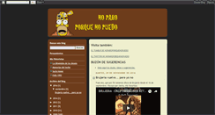 Desktop Screenshot of noparoporquenopuedo.blogspot.com