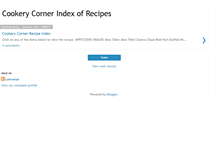 Tablet Screenshot of cookerycornerindex.blogspot.com