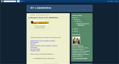 Desktop Screenshot of kriscabeleireiro.blogspot.com