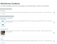 Tablet Screenshot of mischievousconducts.blogspot.com