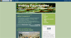 Desktop Screenshot of bioblogparauapebas.blogspot.com