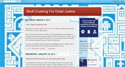 Desktop Screenshot of crushingskulls.blogspot.com