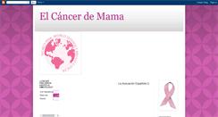 Desktop Screenshot of elcancerdemamadesdeenfermeras.blogspot.com