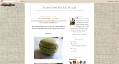 Desktop Screenshot of mademoisellemiam.blogspot.com