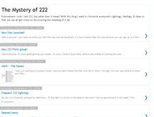 Tablet Screenshot of 222mystery.blogspot.com
