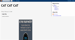 Desktop Screenshot of catcatcatfashion.blogspot.com