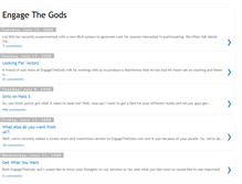 Tablet Screenshot of engagethegods.blogspot.com