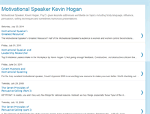 Tablet Screenshot of motivationalspeakerkevinhogan.blogspot.com