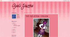 Desktop Screenshot of oyaliyazma.blogspot.com