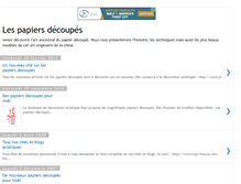 Tablet Screenshot of papier-decoupe.blogspot.com
