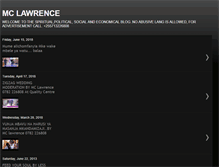 Tablet Screenshot of lawrencethepresident.blogspot.com
