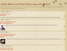 Tablet Screenshot of nickiminaj-justinbieber.blogspot.com