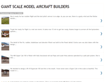 Tablet Screenshot of giantscalemodelaircraftbuilders.blogspot.com