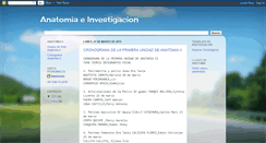 Desktop Screenshot of anatomiaeinvestigacion.blogspot.com