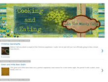 Tablet Screenshot of cookingandeatinginthewindycity.blogspot.com