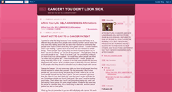 Desktop Screenshot of oh-no-cancer.blogspot.com