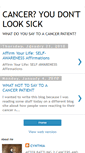 Mobile Screenshot of oh-no-cancer.blogspot.com