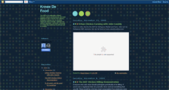 Desktop Screenshot of krewedefood.blogspot.com