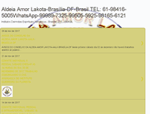 Tablet Screenshot of aldeiaamorlakota.blogspot.com
