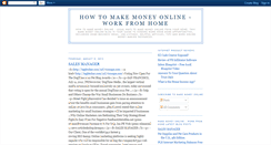 Desktop Screenshot of make-money-online-and-from-home.blogspot.com