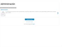 Tablet Screenshot of administracionlpac.blogspot.com