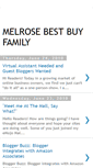 Mobile Screenshot of melrosebestbuyfamily.blogspot.com