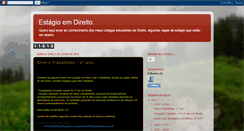 Desktop Screenshot of estagioemdireito.blogspot.com