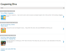 Tablet Screenshot of couponingdiva.blogspot.com