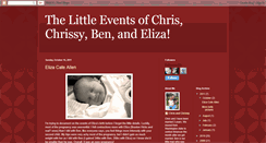 Desktop Screenshot of chrisandchrissyallen.blogspot.com