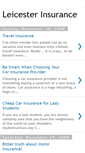 Mobile Screenshot of leicesterinsurance.blogspot.com