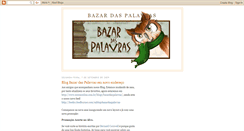 Desktop Screenshot of bazardaspalavras.blogspot.com