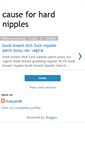 Mobile Screenshot of cause-for-hard-nipples.blogspot.com