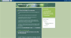 Desktop Screenshot of preescolar-froebel.blogspot.com