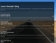Tablet Screenshot of justinhamade.blogspot.com