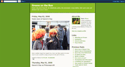 Desktop Screenshot of greensontherun.blogspot.com