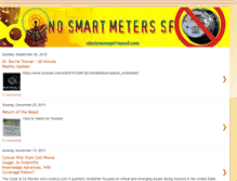 Tablet Screenshot of nosmartmeters.blogspot.com